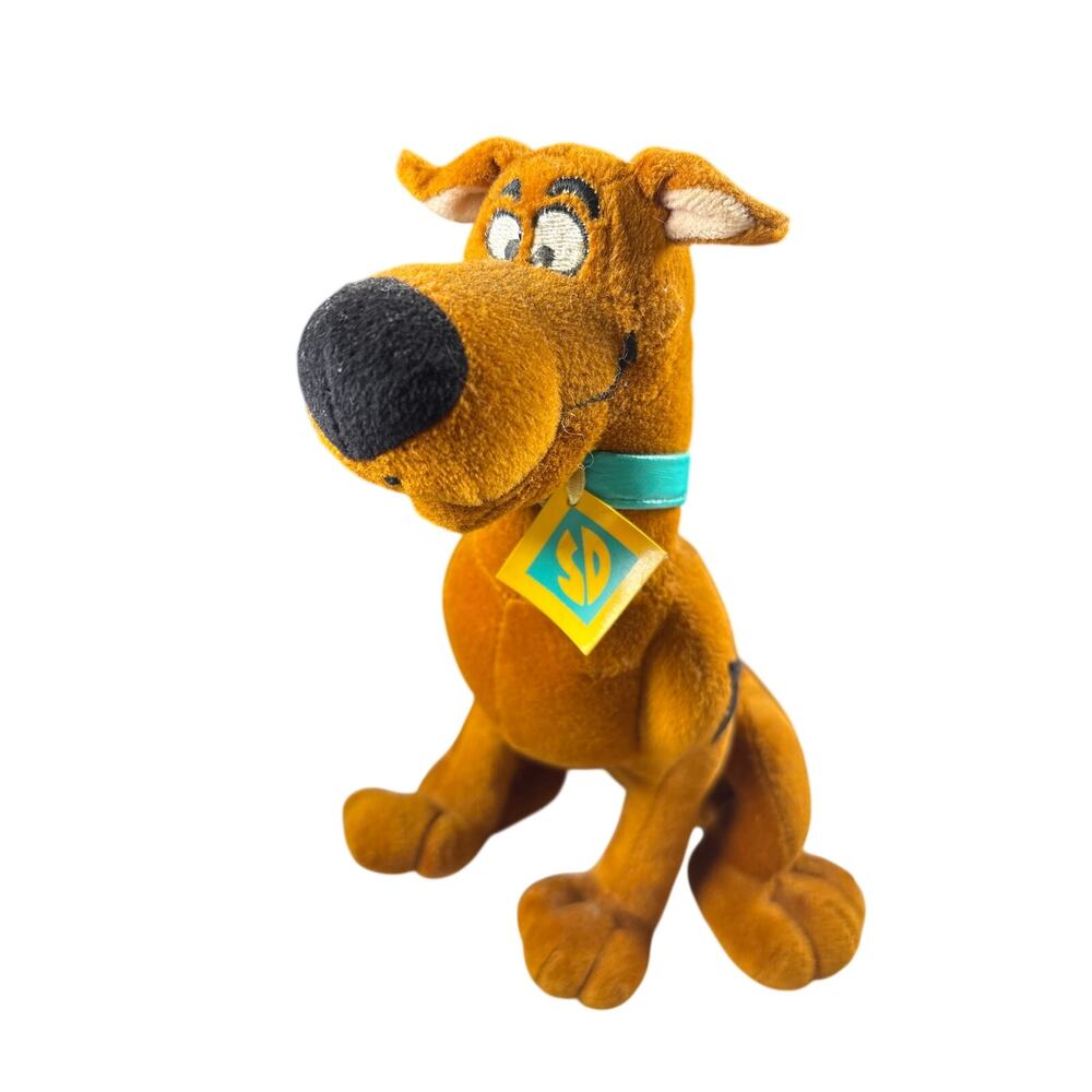 Vtg 2002 Scooby-Doo Plush 8” Cartoon Network Hanna Barbera y2k stuffed animal